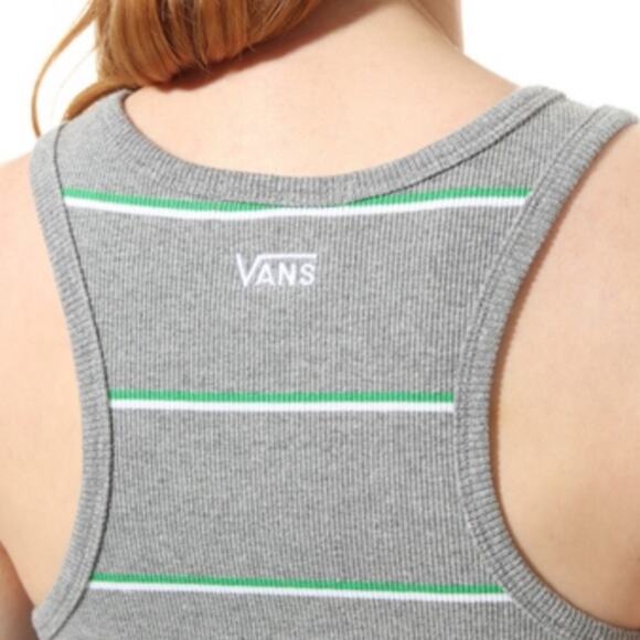 Vans Lineation Tank Mini Dress Striped Racerback Size Small Skater Retro Style - Picture 3 of 15